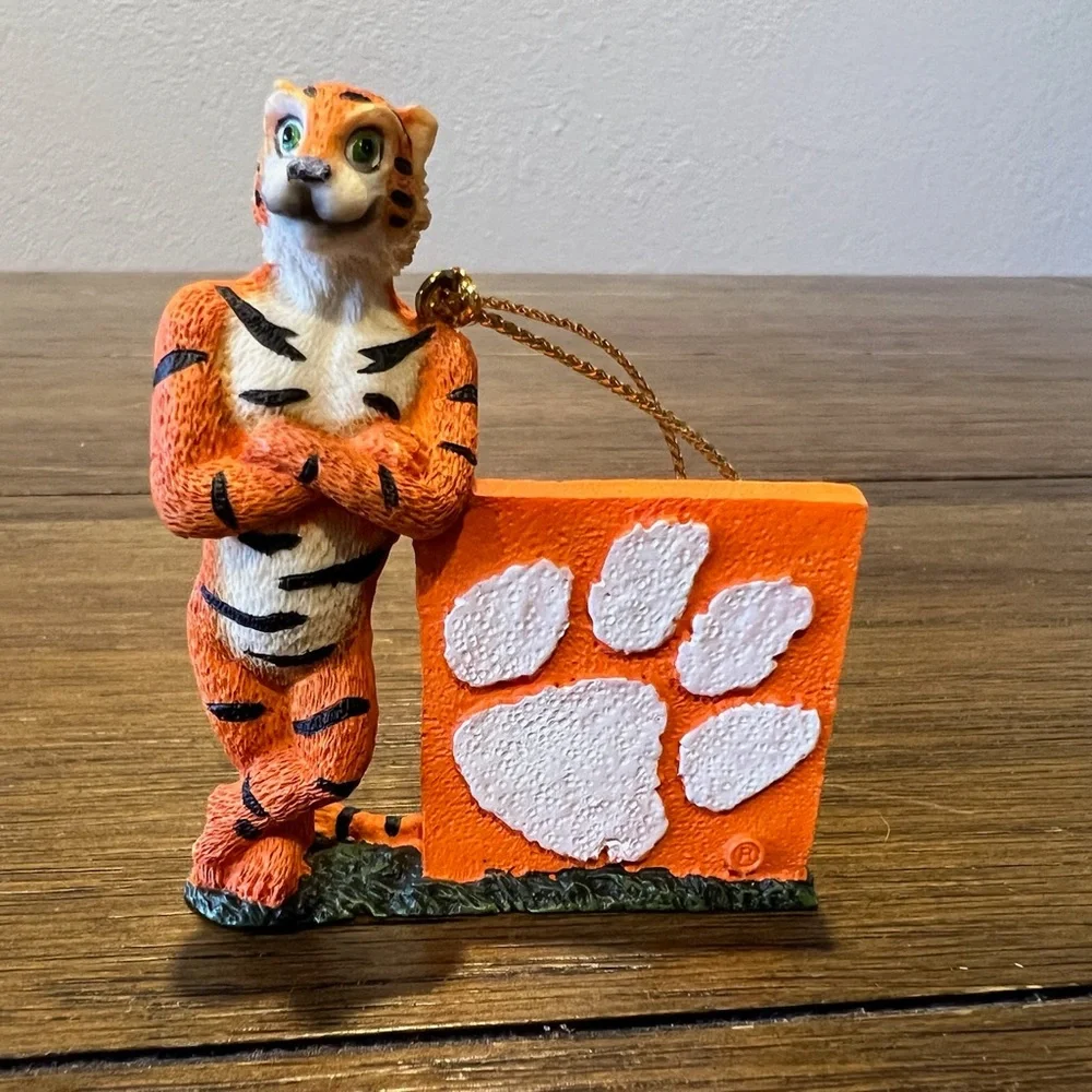 Clemson Tigers Mascot Ornament NCAA College Classics Christmas Tree Decor